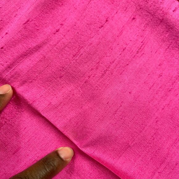 Lauren Ralph Lauren Silk Pants Fuschia Pink Side Zip Trousers 12P PETITE FLAW - Picture 13 of 14